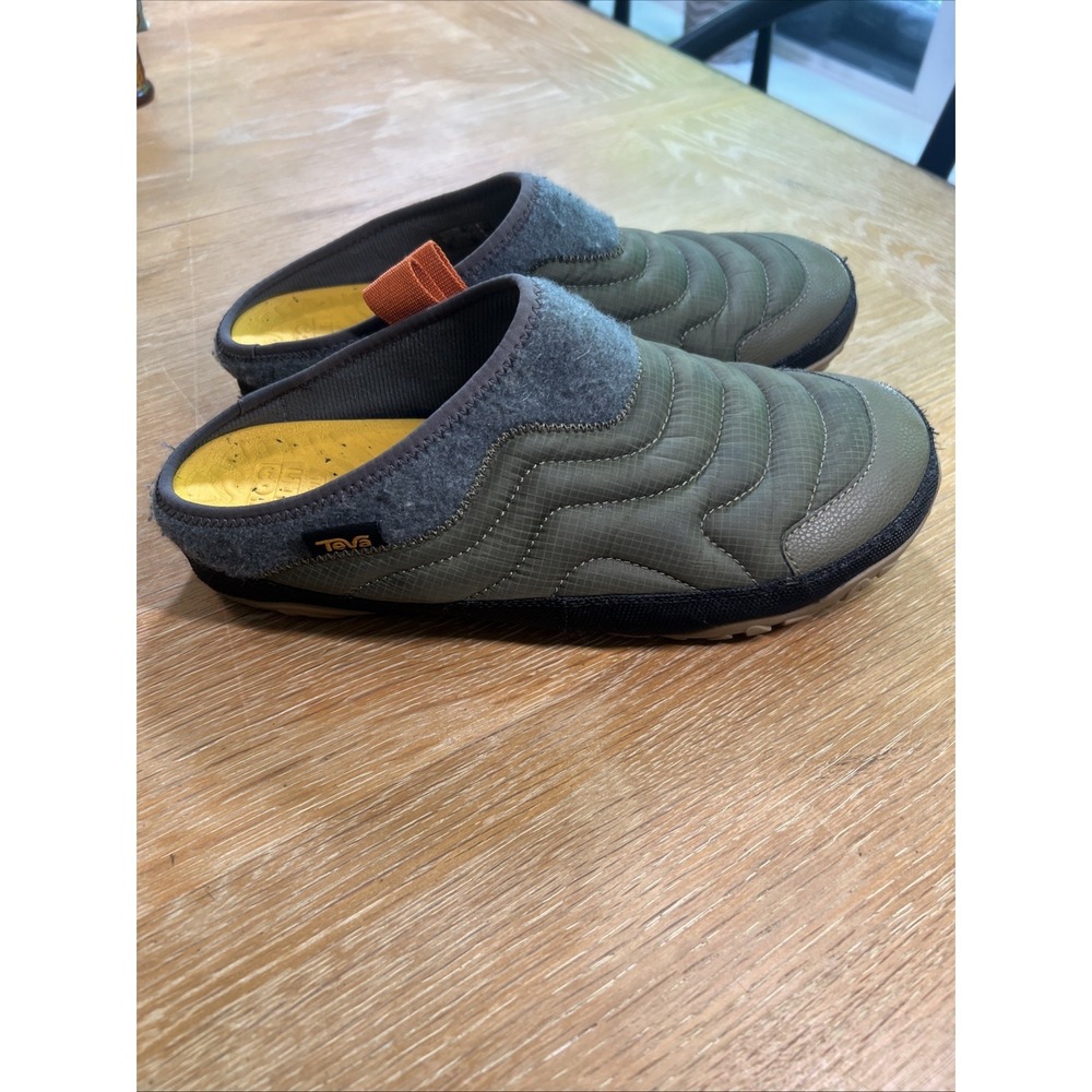 Teva Shoes Mens 8 Womens 10 Olive Green ReEmber Terrain Mocs Slip On Casual Camp